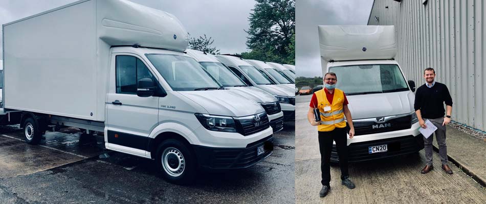 MAN TGE 3.140 Luton Van to another new customer: Cyden