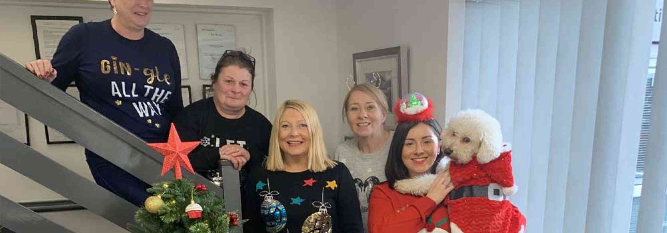 Christmas Jumper Day at Swansea