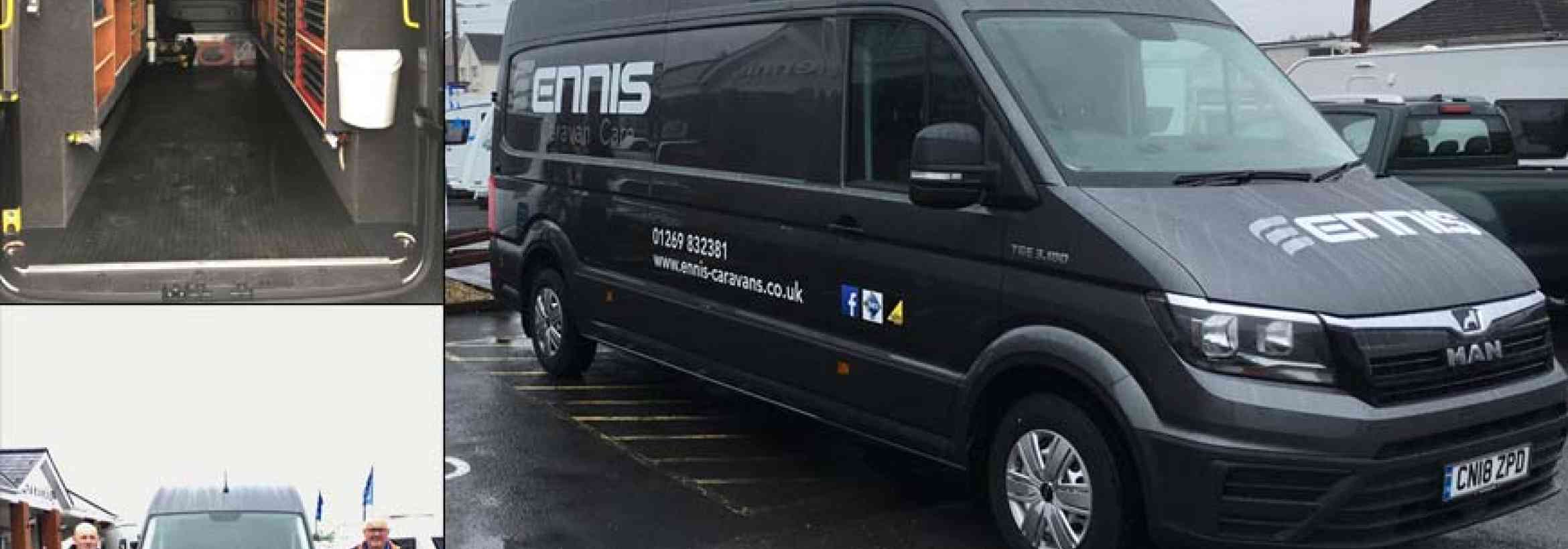 Ennis Caravans: With Their New MAN TGE Van from WG Davies