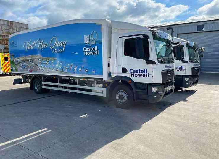 New MAN TGM trucks for Castell Howell Foods